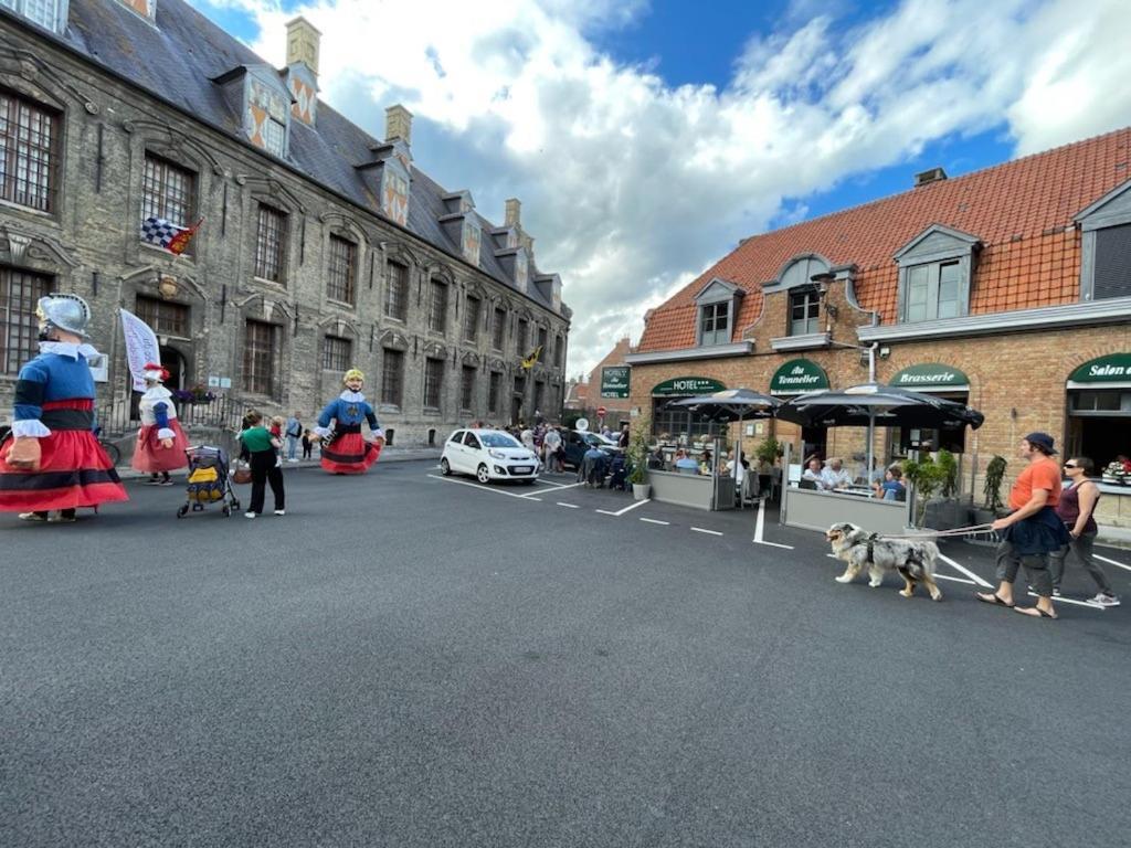 Hotel - Restaurant Au Tonnelier Bergues Exterior foto